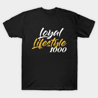 LOYAL LIFESTYLE 1000 - "Original Stacked Logo #2" T-Shirt